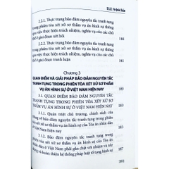 Sách - Bảo Đảm Nguyên Tắc Tranh Tụng Trong Phiên Tòa Xét Xử Sơ Thẩm Vụ Án Hình Sự Ở Việt Nam Hiện Nay