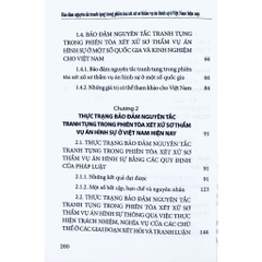 Sách - Bảo Đảm Nguyên Tắc Tranh Tụng Trong Phiên Tòa Xét Xử Sơ Thẩm Vụ Án Hình Sự Ở Việt Nam Hiện Nay