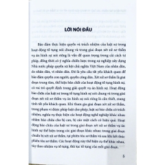 Sách - Hoạt Động Bào Chữa Của Luật Sư Trong Giai Đoạn Xét Xử Sơ Thẩm Vụ Án Hình Sự