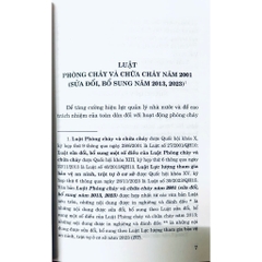 Sách - Luật Phòng Cháy Và Chữa Cháy Năm 2001 (Sửa Đổi, Bổ Sung Năm 2013, 2023)