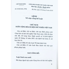 Sách - Luật Nuôi Con Nuôi Năm 2010