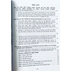 Sách - Quy Định Tiêu Chuẩn Chuyên Môn Nghiệp Vụ Chức Danh Nghề Nghiệp Chuyên Ngành Kế Toán Và Công Tác Quản Lý...