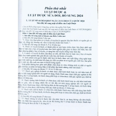 Sách - Luật Dược (Sửa Đổi, Bổ Sung) Và Các Quy Định Mới Nhất Dành Cho Ngành Dược - Dược Sĩ - Nhà Thuốc