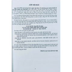 Sách - Luật Dược (Sửa Đổi, Bổ Sung) Và Các Quy Định Mới Nhất Dành Cho Ngành Dược - Dược Sĩ - Nhà Thuốc