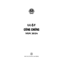 Sách - Luật Công Chứng Năm 2024