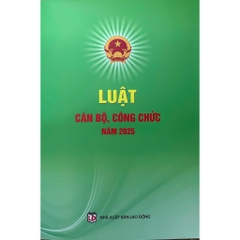 Sách - Luật Cán Bộ, Công Chức Năm 2025