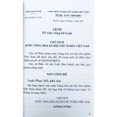 Sách Luật Phục Hồi, Phá Sản Năm 2025