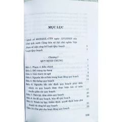 Sách - Luật Quy Hoạch (Hiện Hành)