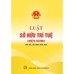 Sách - Luật Sở Hữu Trí Tuệ ( Hiện Hành ) ( Sửa Đổi, Bổ Sung Năm 2009, 2019, 2022, 2025)