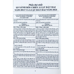 Sách - So Sánh Luật Đất Đai Năm 2013 - Năm 2024