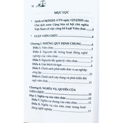 Sách - Luật Viên Chức Năm 2025