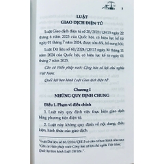 Sách - Luật Giao Dịch Điện Tử