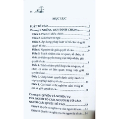 Sách - Luật Tố Cáo (Hiện Hành) (Sửa Đổi Năm 2020)