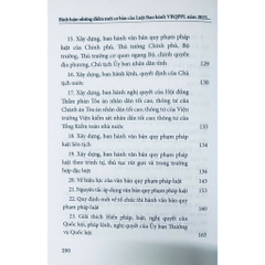 Sách - Bình Luận Những Điểm Mới Cơ Bản Của Luật Ban Hành Văn Bản quy Phạm Pháp Luật Năm 2025