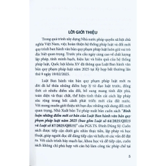 Sách - Bình Luận Những Điểm Mới Cơ Bản Của Luật Ban Hành Văn Bản quy Phạm Pháp Luật Năm 2025