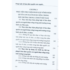Sách - Pháp Luật Về Bảo Đảm Quyền Con Người Được Sống Trong Môi Trường Trong Lành Ở Việt Nam