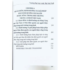 Sách - Pháp Luật Về Bảo Đảm Quyền Con Người Được Sống Trong Môi Trường Trong Lành Ở Việt Nam