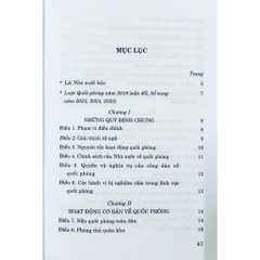 Sách - Luật Quốc Phòng Năm 2018 (Sửa Đổi, Bổ Sung Năm 2023, 2024, 2025)