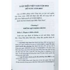 Sách - Luật Biển Việt Nam Năm 2012 (Sửa Đổi, Bổ Sung Năm 2025)