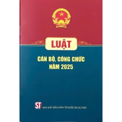 Sách - Luật Cán Bộ, Công Chức Năm 2025