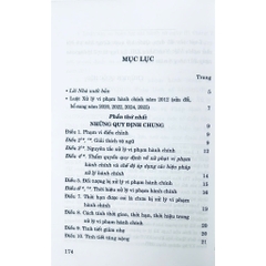 Sách - Luật Xử Lý Vi Phạm Hành Chính Năm 2012 (Sửa Đổi, Bổ Sung Năm 2020, 2022, 2024, 2025)