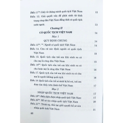 Sách - Luật Quốc Tịch Việt Nam (Hiện Hành) (Sửa Đổi, Bổ Sung Năm 2014)