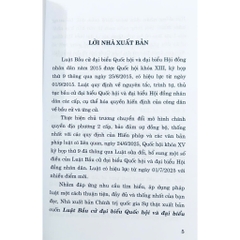 Sách - Luật Bầu Cử Đại Biểu Quốc Hội Và Đại Biểu Hội Đồng Nhân Dân Năm 2015 (Sửa Đổi, Bổ Sung Năm 2025)