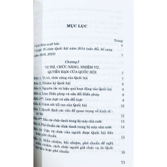 Sách -  Luật Tổ Chức Quốc Hội Năm 2014 (Sửa Đổi, Bổ Sung Năm 2020, 2025)