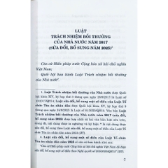 Sách - Luật Trách Nhiệm Bồi Thường Của Nhà Nước (Hiện Hành)