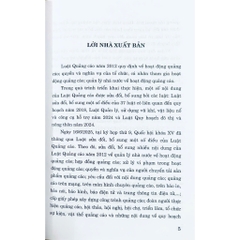 Sách - Luật Quảng Cáo Năm 2012 (Sửa Đổi, Bổ Sung Năm 2024, 2025)