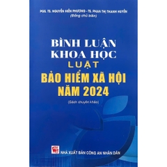 Sách - Bình Luận Khoa Học Luật Bảo Hiểm Xã Hội Năm 2024