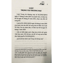 Sách - Luật Trọng Tài Thương Mại (Hiện Hành)
