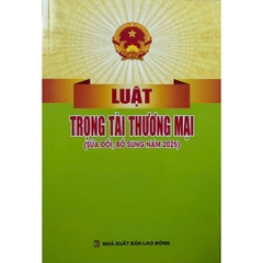 Sách - Luật Trọng Tài Thương Mại (Hiện Hành)