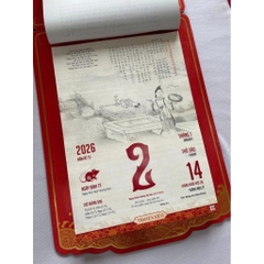 Lịch Bloc 2026 (Siêu đại 25x35cm) - Truyện Kiều