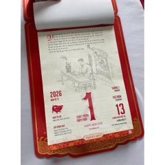 Lịch Bloc 2026 (Siêu đại 25x35cm) - Truyện Kiều