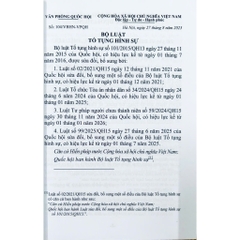 Sách - Bộ Luật Tố Tụng Hình Sự Năm 2015 Sửa Đổi Bổ Sung Năm 2021, 2024, 2025 (NXB KH-CN-TT)