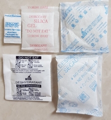 hạt chống ẩm silica gel đóng gói nhiều kích thước