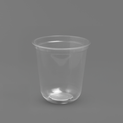 Cốc PP trơn đáy bầu