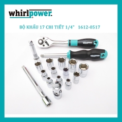 Bộ khẩu 17 chi tiết Whirlpower 1612-0517