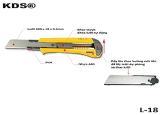 Dao rọc giấy khóa tự động KDS L-18