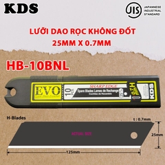 LƯỠI DAO KHÔNG ĐỐT 25MM KDS HB-10BNL