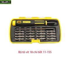 Bộ tô vít 18 chi tiết 11-155