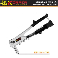 KÌM BẤM RIVE 4 LỖ KORPER KP-166-4-799