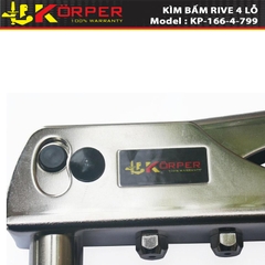 KÌM BẤM RIVE 4 LỖ KORPER KP-166-4-799