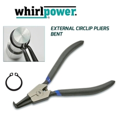 Kìm Mở Phe Ngoài Mũi Cong Whirlpower 15618-02-185, thép Chrome Vanadium, tay cầm PVC.