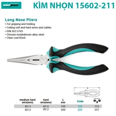 kìm nhọn 160mm Whirlpower 15602-211-160