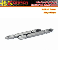 Cung cấp Mũi Vít Bake 2 Đầu PH2 Korper KP-966 số lượng lớn cho đại lý, gara và cửa hàng dụng cụ cơ khí