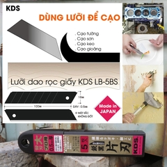 luoi dao roc giay da nang 18mm KDS LB-5BS nhat ban