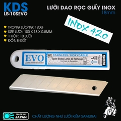 LƯỠI DAO RỌC GIẤY INOX 18MM KDS LB-10SEVO