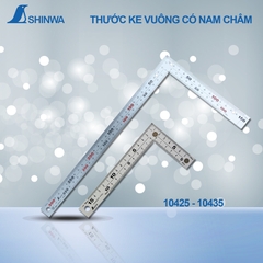 Thước ke vuông nam châm 10425 Shinwa